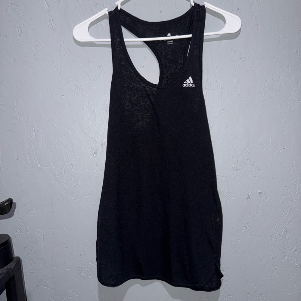 Adidas Women's Black Racerback Tank Top